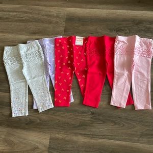 18 month lot of 5 pants jumping bean